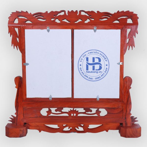 Khung Ảnh Thờ Đôi Gỗ Hương 20x30cm Chân Rồng Đẹp Giá Gốc ở Hà Nội | Cửa hàng Hiếu Bằng