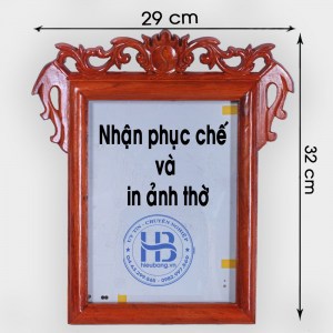 Khung ảnh thờ treo tường bằng hương 18x24cm đẹp giá tốt ở Hà Nội | Nhận đặt làm theo yêu cầu