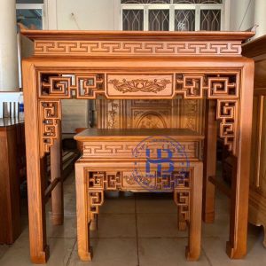 Bàn thờ bằng gỗ Sồi HB-C07 Đẹp Giá Tại Xưởng ở Hà Nội