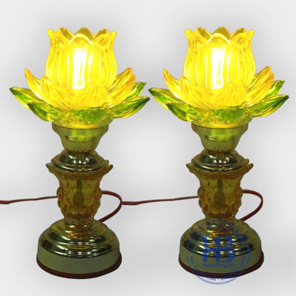 Đèn thờ điện led 1 bông Vàng cao cấp đẹp giá rẻ tại Hà Nội