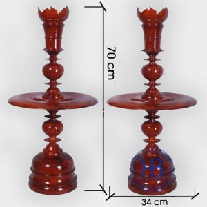 Chân đèn gỗ Hương 70cm Cao cấp đẹp giá rẻ tại Hà Nội