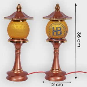 Đèn thờ 1 bông Lưu ly 36cm Cao Cấp đẹp giá rẻ tại Hà Nội