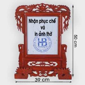 Khung ảnh thờ gỗ Hương 20x25cm đẹp giá rẻ ở Hà Nội