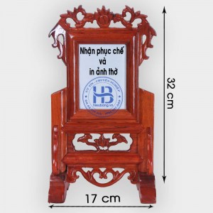 Khung ảnh thờ gỗ Hương 10x15cm đẹp giá rẻ ở Hà Nội