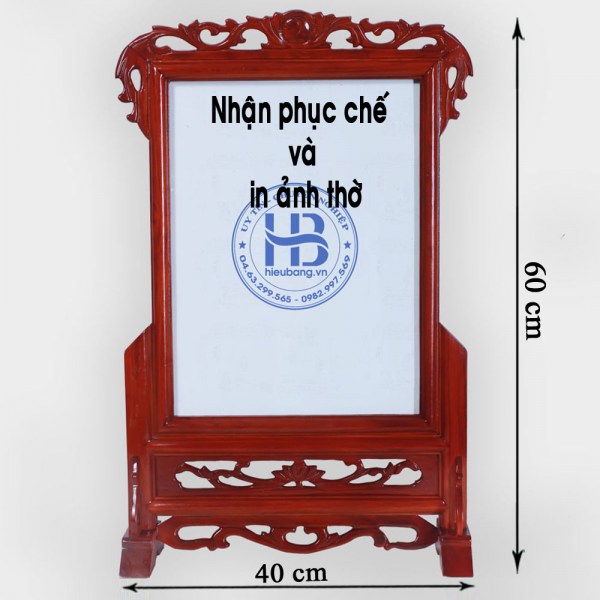 Khung Ảnh Thờ Gỗ Hương 30x40cm Đẹp Giá Tốt ở Hà Nội