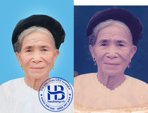 Phục Chế Ảnh Cũ Hỏng ở Hà Nội | Nhận Gửi Làm Online và khung thờ