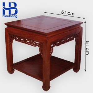 Đôn Gỗ Vuông 51cm bằng Gỗ Hương hàng đẹp ở Hà Nội